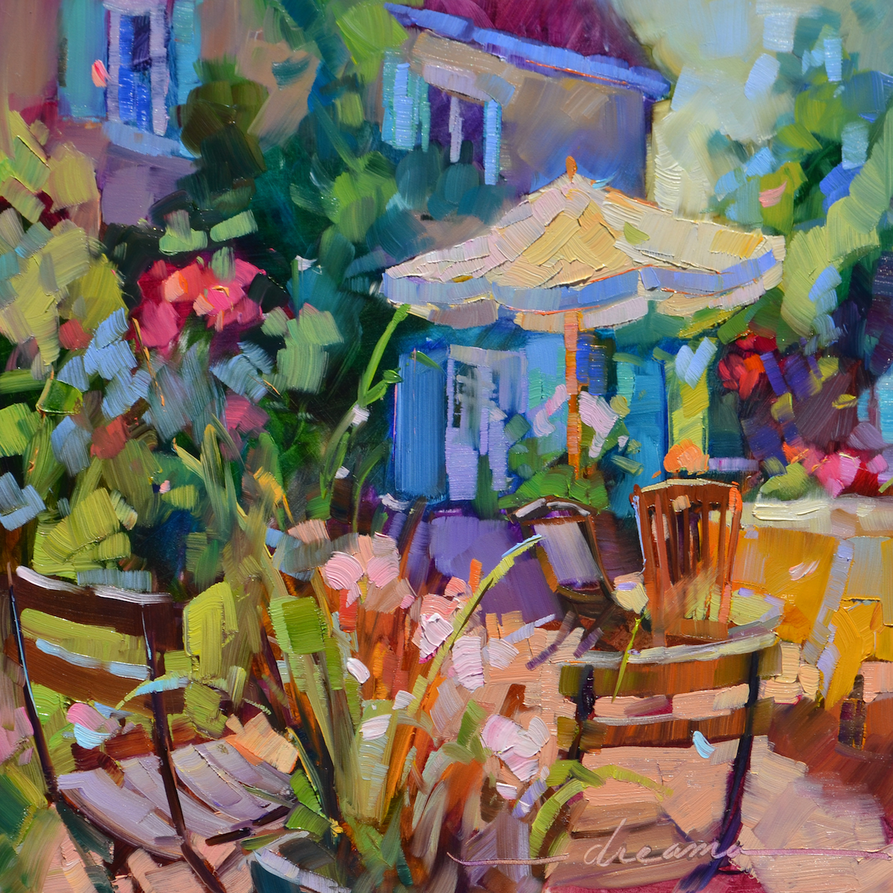 Colorful Paintings of France and Italy by Artist Dreama Tolle Perry
