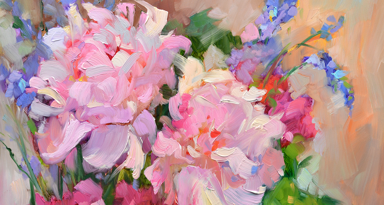 Paris Peonies and Lavender ©2020DreamaTollePerry https://dreamatolleperry.com/