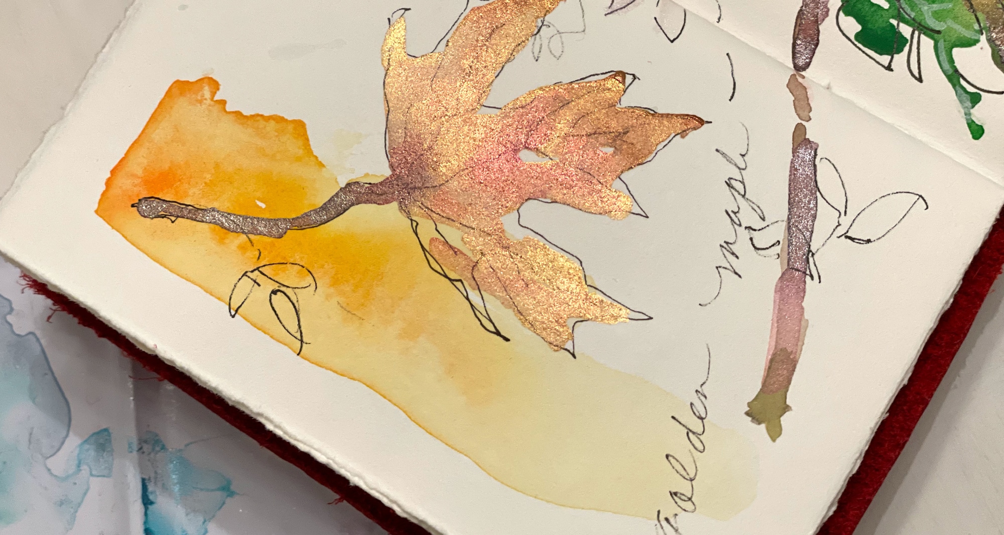 Maple in My Journal - Dreama Tolle Perry - https://dreamatolleperry.com/