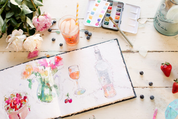 Watercolor Journal - Dreama Tolle Perry - https://dreamatolleperry.com 