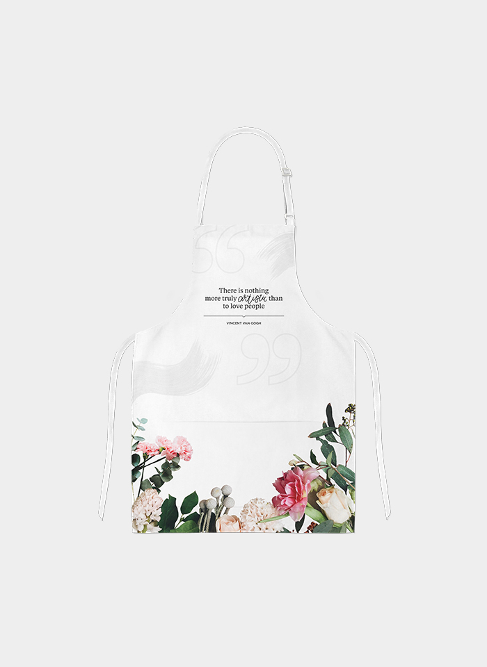 Dreama Tolle Perry Apron – VanGogh Quote – https://dreamatolleperry.com